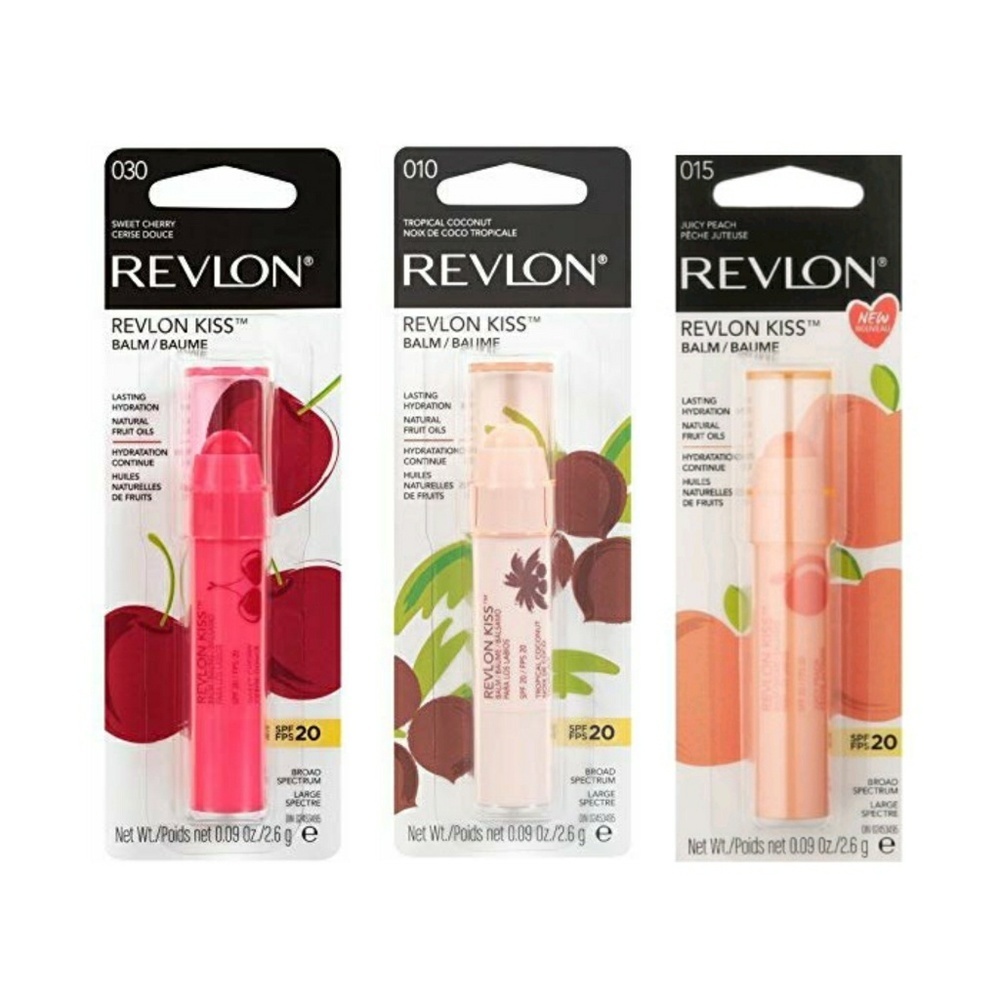 Revlon | Kiss Lip Balm set of three